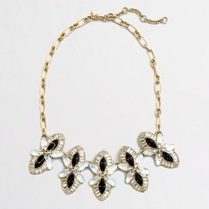 J.crew Shimmering Flower necklace